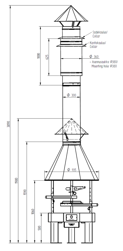 CARELIA GRILL® 9K-80 MATALA PREMIUM