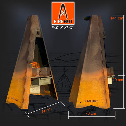 CARELIA® Firehut (outdoor fireplace & BBQ-grill)