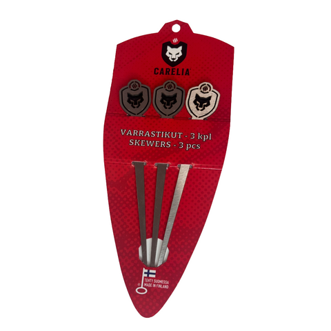 Carelia® Skewers for open fire barbeque